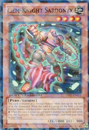 Gem-Knight Sardonyx - DT07-EN014 - Normal Parallel Rare available at 401 Games Canada