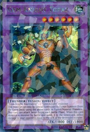 Gem-Knight Topaz - DT05-EN036 - Ultra Parallel Rare available at 401 Games Canada