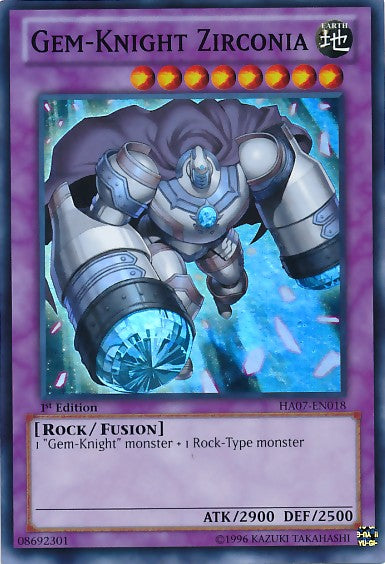 Gem-Knight Zirconia - HA07-EN018 - Super Rare - 1st Edition available at 401 Games Canada