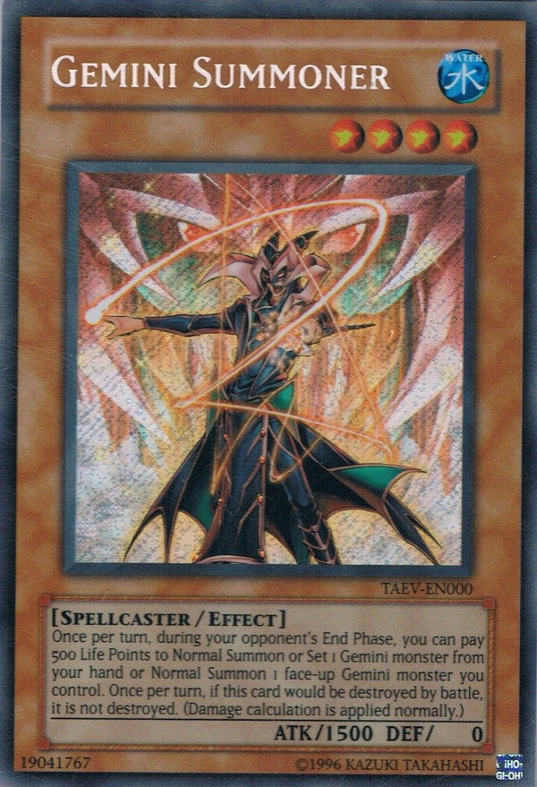 Gemini Summoner - TAEV-EN000 - Secret Rare - Unlimited available at 401 Games Canada