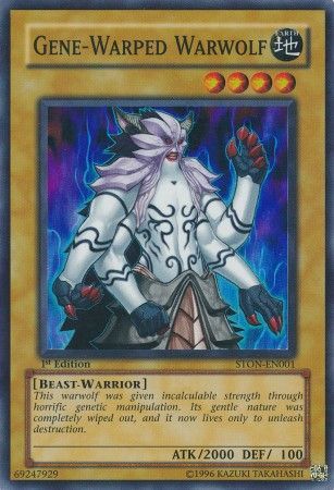 Gene-Warped Warwolf - STON-EN001 - Super Rare - 1st Edition available at 401 Games Canada