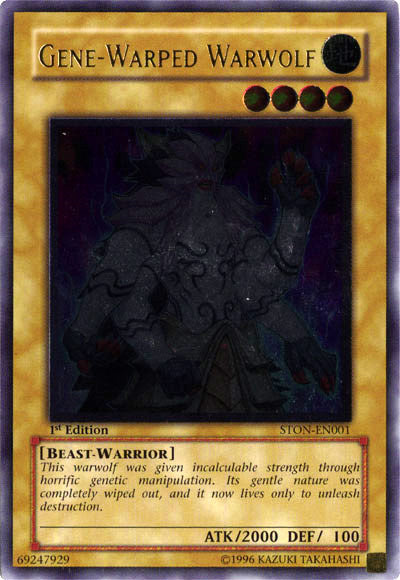 Gene-Warped Warwolf - STON-EN001 - Ultimate Rare - 1st Edition available at 401 Games Canada