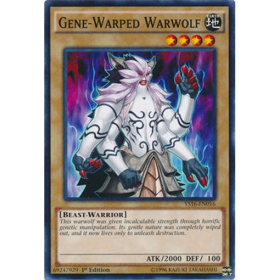 Gene-Warped Warwolf - YS16-EN016 - Common - 1st Edition available at 401 Games Canada