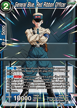 General Blue, Red Ribbon Officer - BT17-039 - Uncommon (Foil) available at 401 Games Canada