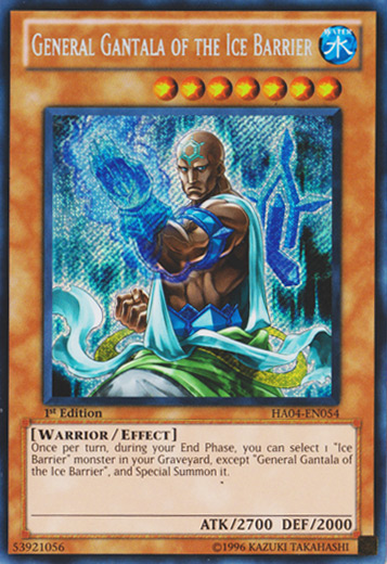 General Gantala of the Ice Barrier - HA04-EN054 - Secret Rare - 1st Edition available at 401 Games Canada