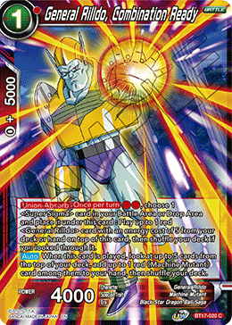 General Rilldo, Combination Ready - BT17-020 - Common (Foil) available at 401 Games Canada