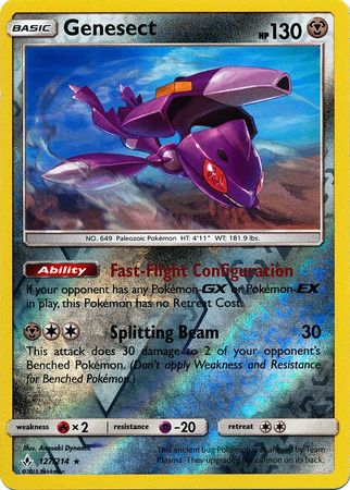 Genesect - 127/214 - Rare - Reverse Holo available at 401 Games Canada