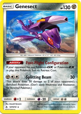 Genesect - 127/214 - Rare available at 401 Games Canada