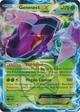 Genesect EX - 11/101 - Ultra Rare available at 401 Games Canada