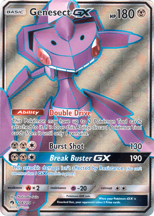 Genesect GX - 204/214 - Full Art Ultra Rare available at 401 Games Canada