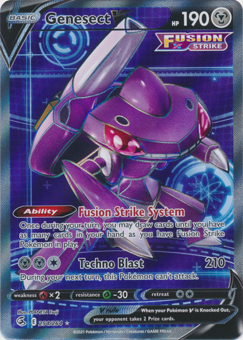 401 Games Canada - Genesect V - 254/264 - Full Art Ultra Rare