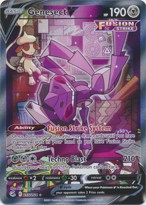 Genesect V - 255/264 - Alternate Art Ultra Rare available at 401 Games Canada