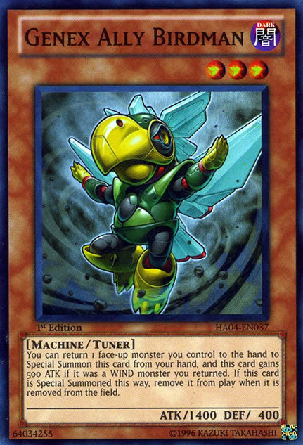 Genex Ally Birdman - HA04-EN037 - Super Rare - 1st Edition available at 401 Games Canada