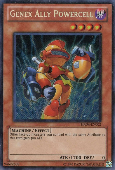 Genex Ally Powercell - HA04-EN002 - Secret Rare - Unlimited available at 401 Games Canada