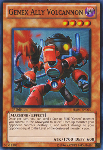 Genex Ally Volcannon - HA04-EN004 - Super Rare - 1st Edition available at 401 Games Canada