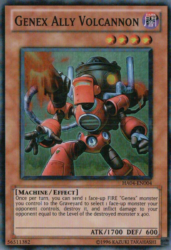 Genex Ally Volcannon - HA04-EN004 - Super Rare - Unlimited available at 401 Games Canada