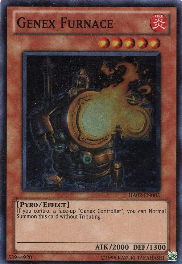 Genex Furnace - HA02-EN005 - Super Rare - Unlimited available at 401 Games Canada