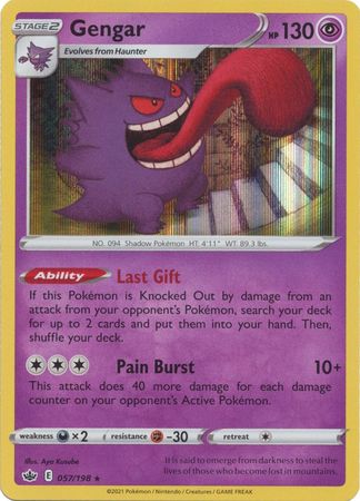 Gengar - 057/198 - Holo Rare available at 401 Games Canada