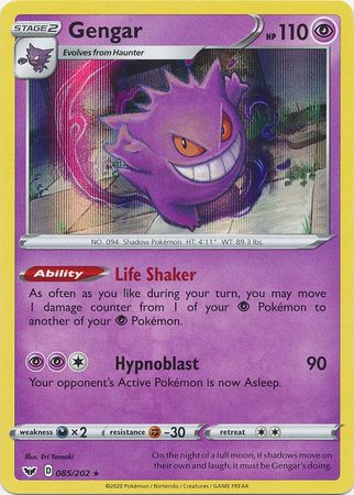 Gengar - 085/202 - Holo Rare available at 401 Games Canada