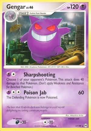 Gengar - 17/99 - Rare available at 401 Games Canada