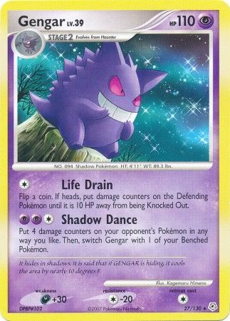 Gengar - 27/130 - Rare available at 401 Games Canada