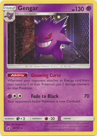 Gengar - 38/111 - Rare - Theme Deck Exclusive available at 401 Games Canada