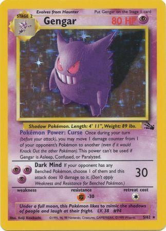 Gengar - 5/62 - Holo - Unlimited available at 401 Games Canada