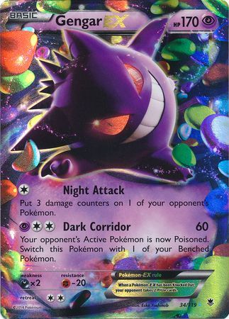 401 Games Canada - Gengar EX - 34/119 - Ultra Rare 401 Games Canada - Gengar EX - 34/119 - Ultra Rare