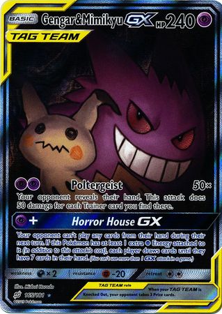 Gengar & Mimikyu GX - 165/181 - Alternate Art Ultra Rare available at 401 Games Canada