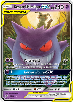 Gengar & Mimikyu GX - 53/181 - Ultra Rare available at 401 Games Canada