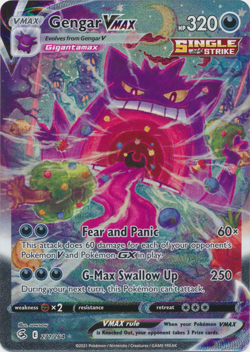 Gengar VMAX - 271/264 - Alternate Art Secret Rare available at 401 Games Canada