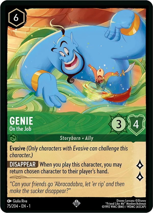 Genie (On the Job) - 75/204 - Super Rare available at 401 Games Canada