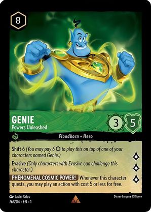 Genie (Powers Unleashed) - 76/204 - Rare available at 401 Games Canada