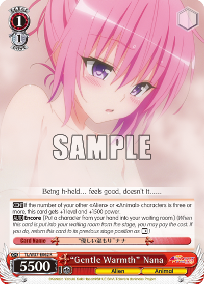 "Gentle Warmth" Nana - TL/W37-E062 - Rare available at 401 Games Canada