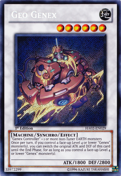 Geo Genex - HA02-EN029 - Secret Rare - 1st Edition available at 401 Games Canada