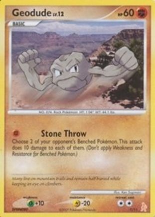 Geodude - 1/11 - Common available at 401 Games Canada