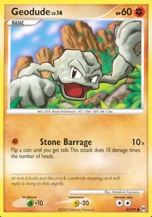 Geodude - 65/99 - Common available at 401 Games Canada