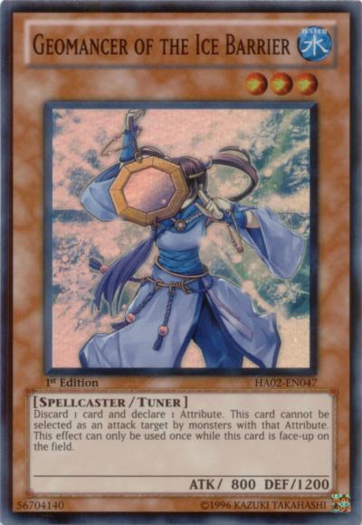 Geomancer of the Ice Barrier - HA02-EN047 - Super Rare - 1st Edition available at 401 Games Canada