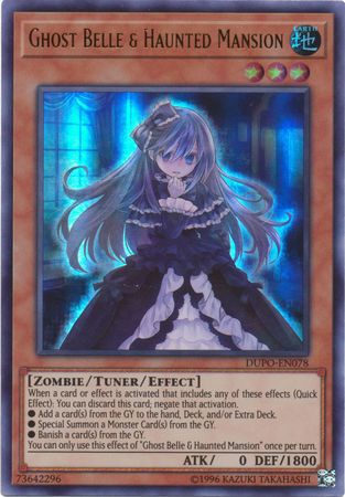 Ghost Belle & Haunted Mansion - DUPO-EN078 - Ultra Rare - Unlimited available at 401 Games Canada