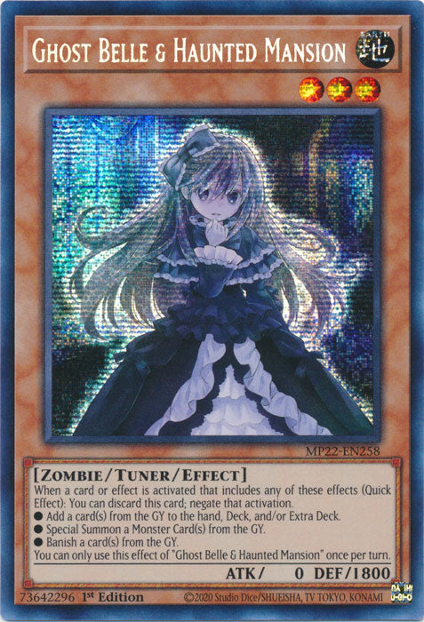 Ghost Belle & Haunted Mansion - MP22-EN258 - Prismatic Secret Rare - 1st Edition available at 401 Games Canada