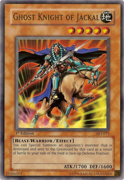 Ghost Knight of Jackal - AST-071 - Ultra Rare - 1st Edition available at 401 Games Canada