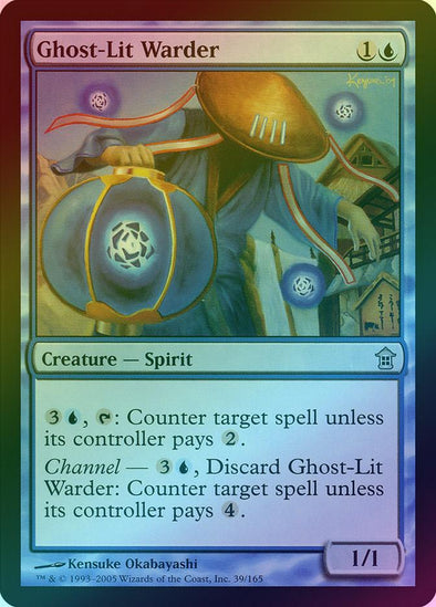 Ghost-Lit Warder (Foil) (SOK) available at 401 Games Canada