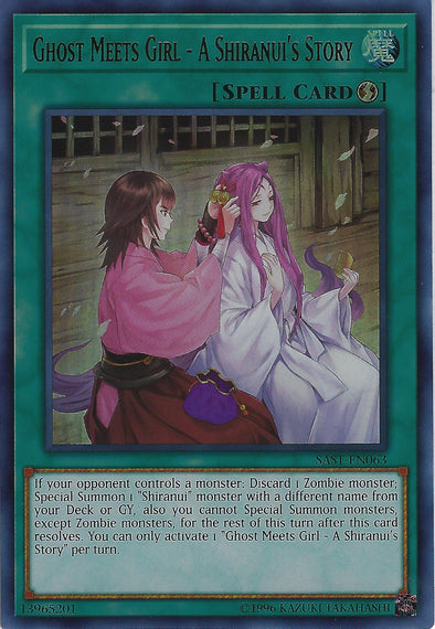 Ghost Meets Girl - A Shiranui's Story - SAST-EN063 - Ultra Rare - Unlimited available at 401 Games Canada