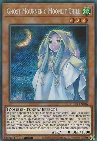 Ghost Mourner & Moonlit Chill - ETCO-EN036 - Secret Rare - 1st Edition available at 401 Games Canada