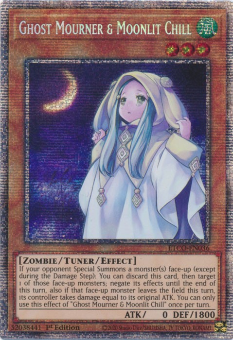 Ghost Mourner & Moonlit Chill - ETCO-EN036 - Starlight Rare - 1st Edition available at 401 Games Canada