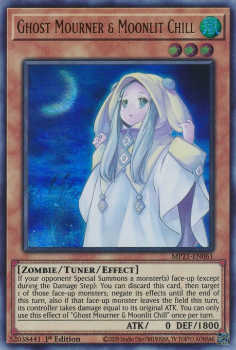 Ghost Mourner & Moonlit Chill - MP21-EN061 - Ultra Rare - 1st Edition available at 401 Games Canada