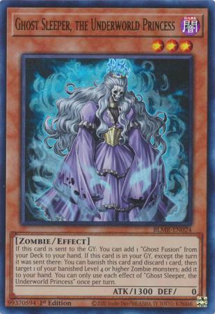 Ghost Sleeper, the Underworld Princess - BLMR-EN024 - Ultra Rare - 1st Edition available at 401 Games Canada