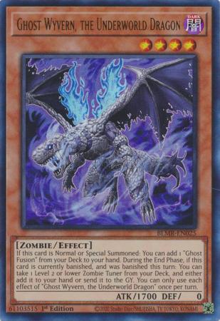 Ghost Wyvern, the Underworld Dragon - BLMR-EN025 - Ultra Rare - 1st Edition available at 401 Games Canada