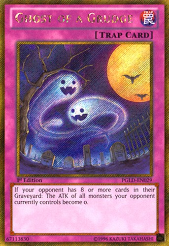 Ghost of a Grudge - PGLD-EN029 - Gold Secret Rare - 1st Edition available at 401 Games Canada