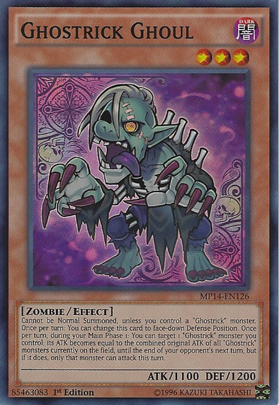 Ghostrick Ghoul - MP14-EN126 - Super Rare - 1st Edition available at 401 Games Canada